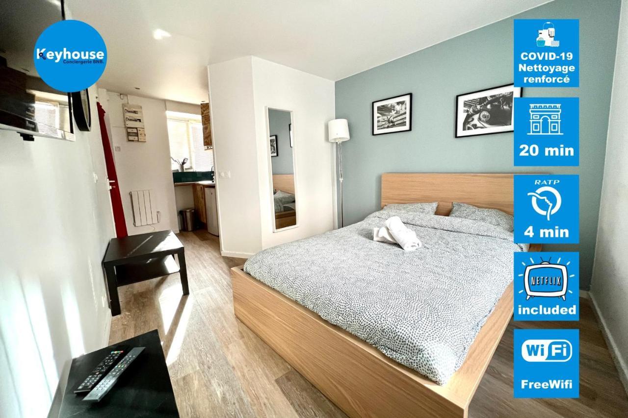 شقة Le Pré-Saint-Gervais  في Studio 2 People Wifi Netflix Proche Paris المظهر الخارجي الصورة